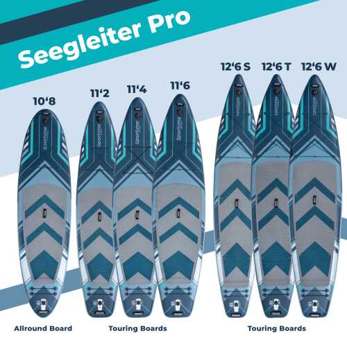 Sportime  Stand Up Paddling Board „Seegleiter Pro Touring-Set“