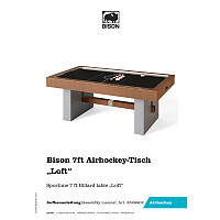 Bison 7ft Airhockey-Tisch Loft