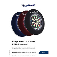 Kings Dart Vision LED-Surround Dartboard Lighting System mit 194 LED's