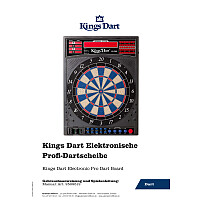 Kings Dart Dartscheibe "JX-2000 Profi Turnier" mit Laufschrift