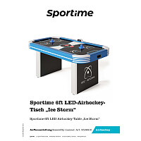 Sportime 6ft LED-Airhockey-Tisch