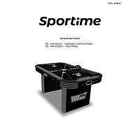 Sportime 6ft LED-Airhockey-Tisch