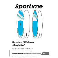 Sportime Stand up Paddling Board  "Seegleiter" einzeln