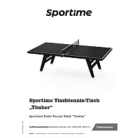 Sportime Tischtennisplatte "Timber"