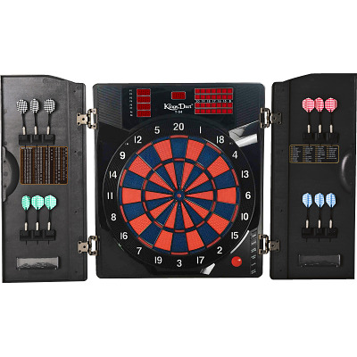 Kings Dart Elektronische Dartscheibe Cabinett, mit 211 Spielvarianten, bis  8 Spieler kaufen - Sportime