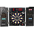 Kings Dart Elektronische Dartscheibe Cabinett, mit 211 Spielvarianten, bis 8 Spieler