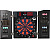 Kings Dart Elektronische Dartscheibe Cabinett, mit 211 Spielvarianten, bis 8 Spieler