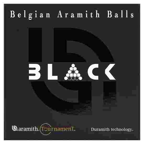 Aramith Tournament BLACK Pool Ball Set mit Duramith™ Technology
