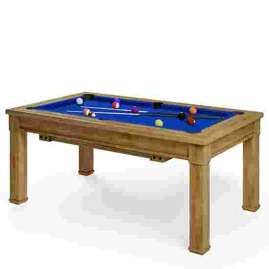 Bison Billard- und Esstisch Dolce Vita Eiche 5 ft = 184x106 cm, Königsblau