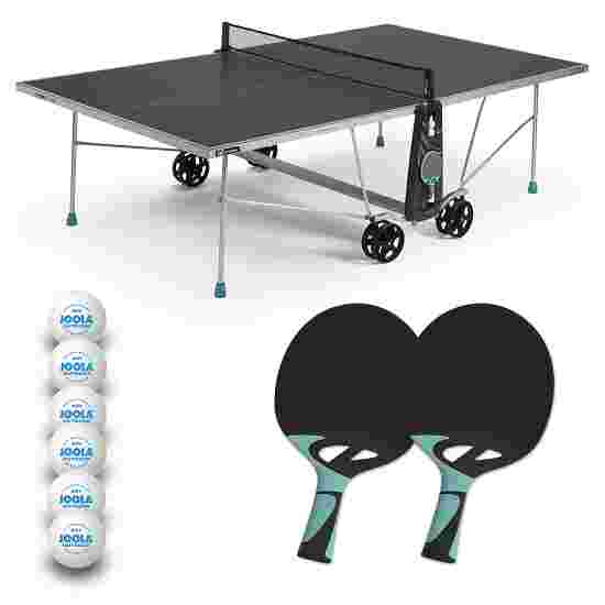Cornilleau Tischtennis-Tisch-Set „100X Outdoor“ Grau