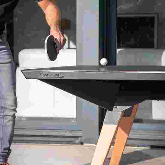 Cornilleau Tischtennisplatte Origin Outdoor &quot;Play-Style&quot; Medium, Black Frame, Darkstone, ohne Linie