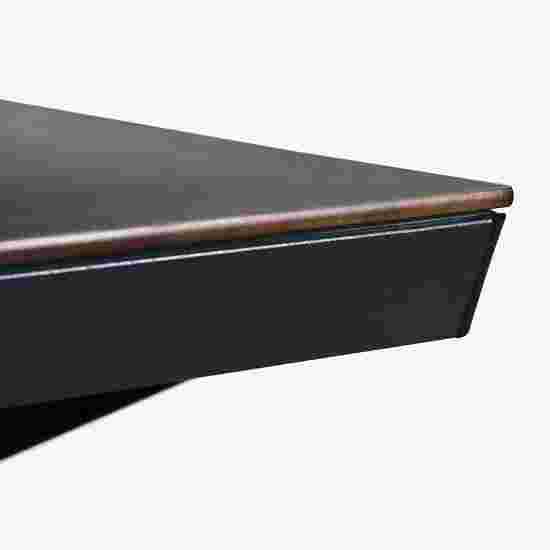 Cornilleau Tischtennisplatte Outdoor &quot;Lifestyle&quot; mit Stoffnetz Black Frame, Darkstone, ohne Linie