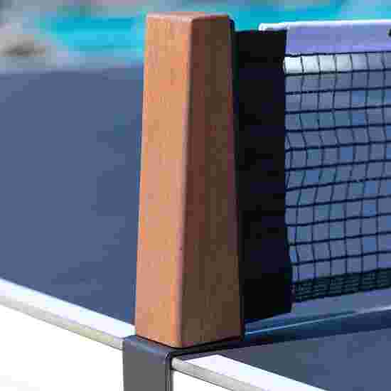 Cornilleau Tischtennisplatte Outdoor &quot;Lifestyle&quot; mit Stoffnetz White Frame, Darkstone, mit Linie