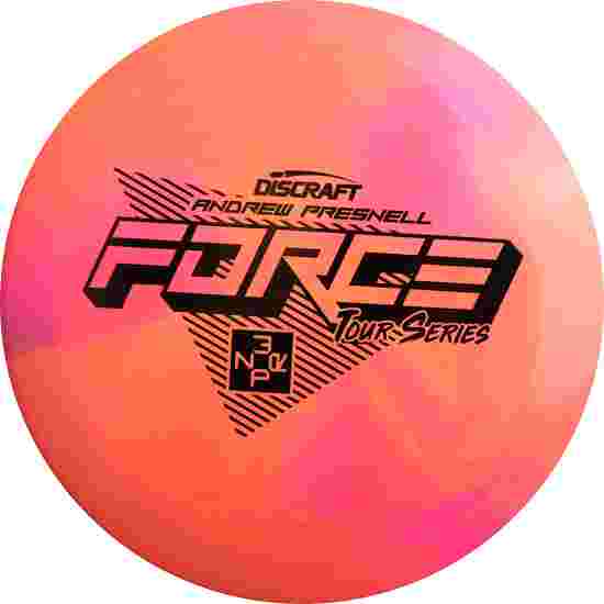 Discraft 2022 Andrew Presnall Tour Series Force 12/5/0/3 Pink, 175 g