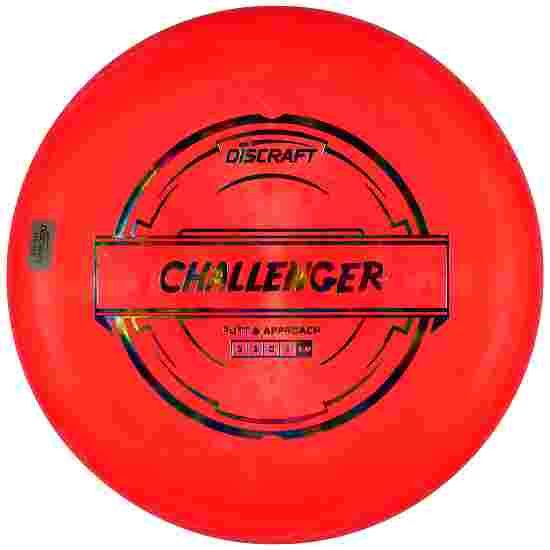 Discraft Challenger, Putter Line, Putter, 2/3/0/2 172 g, Neonred-Metallic Rainbow