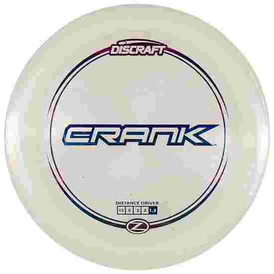Discraft Crank, Z Line, Distance Driver, 13/5/-2/2 175 g, Transparent White-Metallic Colored