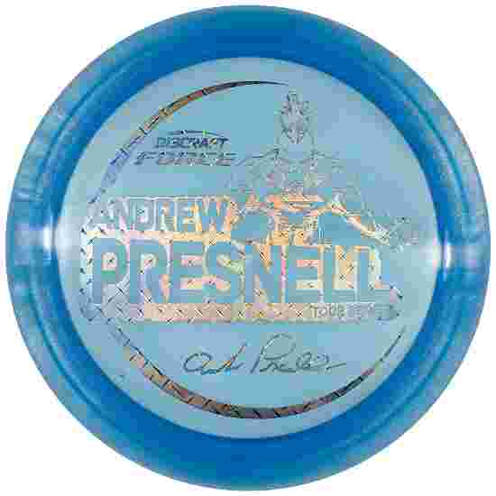Discraft Force, Andrew Presnell 2021 Tour Series, Z Line, Distance Driver 12/5/0/3 174 g, Transparent Blue-Silver