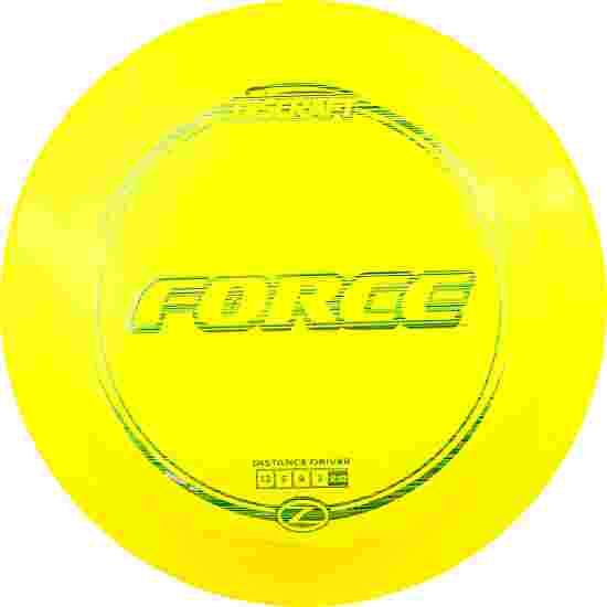 Discraft Force, Z Line, Distance Driver, 12/5/0/3 175 g, Transparent Neon Yellow