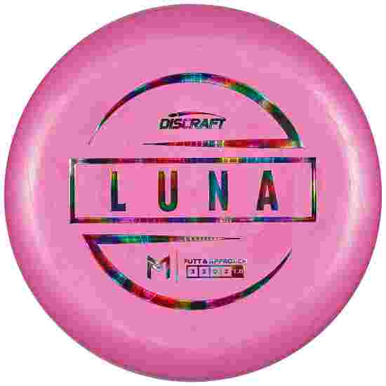 Discraft Luna, Paul McBeth, Putter Line, Putter, 3/3/0/3 173 g, Sparkled Fushia-Metallic Rainbow