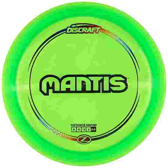 Discraft Mantis, Z Line, Distance Driver 8/4/-2/2 170-175 g, 174 g, Transparent Neongreen-Silver Scales