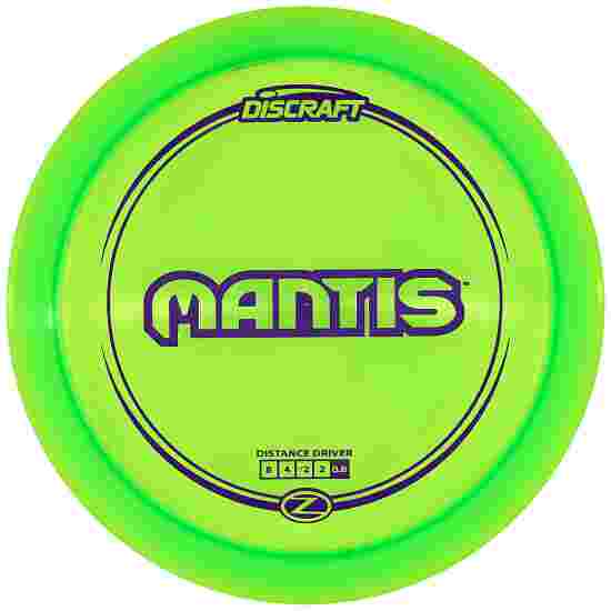 Discraft Mantis, Z Line, Distance Driver 8/4/-2/2 166 g, Transparen Neongreen-Purple