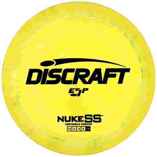 Discraft Nuke SS, ESP Line, Distance Driver, 13/5/-3/3 176 g, Swirl Yellow-Black