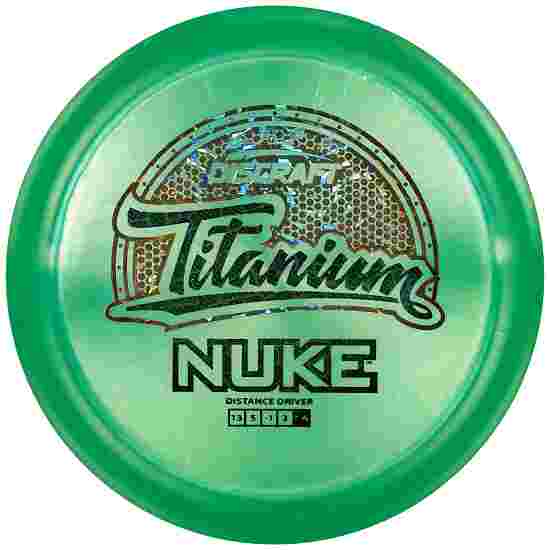 Discraft Nuke, Titanium Line, Distance Driver, 13/5/-1/3 177 g, Grass-Metallic Silvergreen