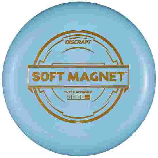 Discraft Soft Magnet, Putter Line, Putter, 2/3/-1/1 175 g, Lightblue-Gold