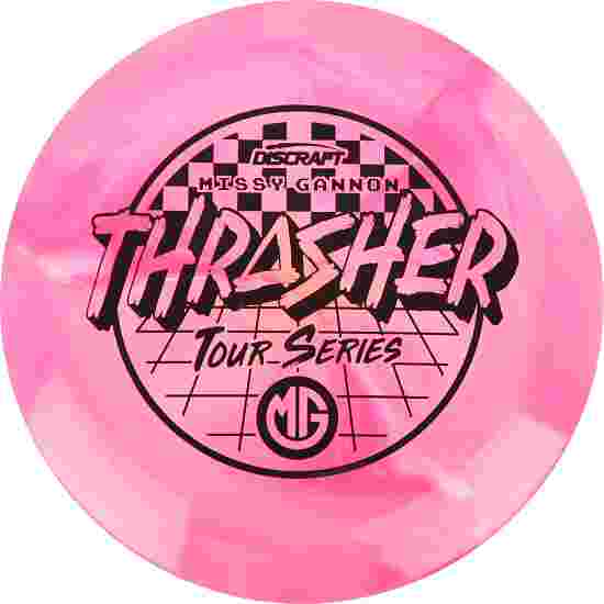 Discraft Trasher, 2022 Missy Gannon Tour Series, Distance Driver 12/5/-3/2 Swirl Pink, 175 g