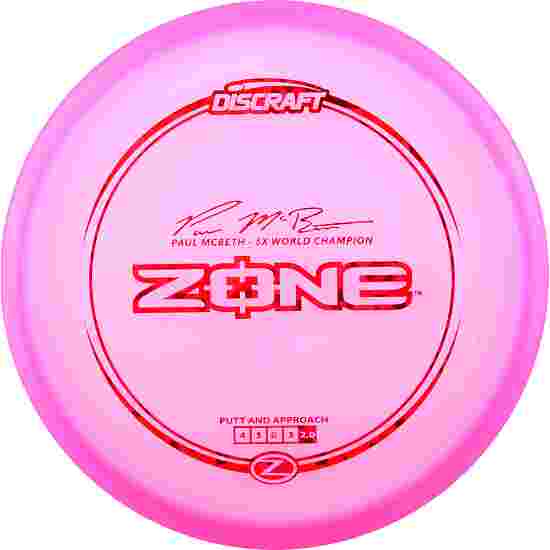 Discraft Zone, Paul McBeth, Z Line, Putter, 4/3/0/3 176 g, Transparent-Pink