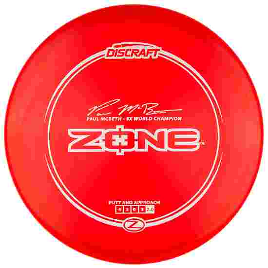 Discraft Zone, Paul McBeth, Z Line, Putter, 4/3/0/3  175 g, Red