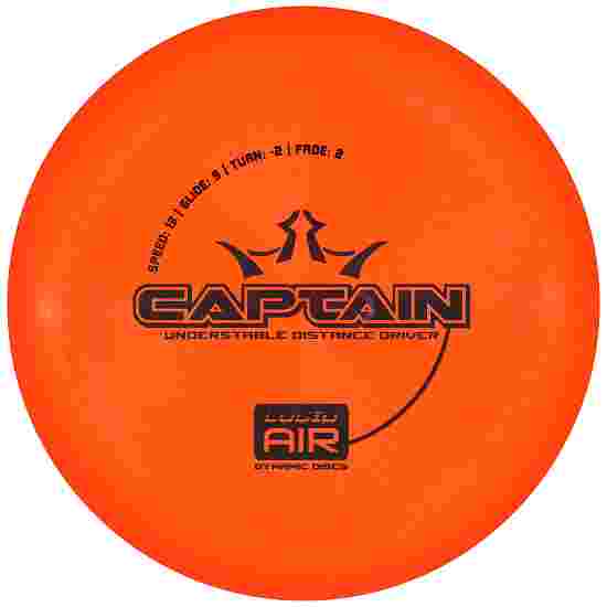 Dynamic Discs Captain, Lucid Air, Fairway Driver, 13/5/-2/2 Orange-Black 165 g