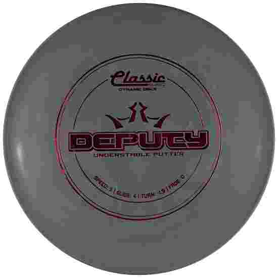 Dynamic Discs Deputy, Classic Blend, Putter, 3/4/-1,5/0 Gray-Metallic Pink 173 g