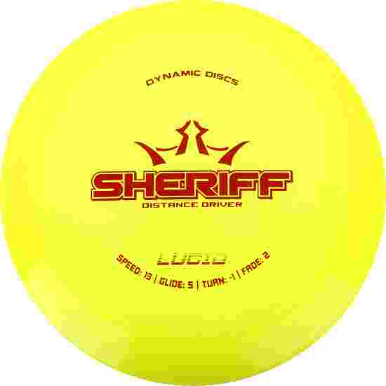 Dynamic Discs Distance Driver Lucid Sheriff, 13/5/-1/2 171 g, Yellow