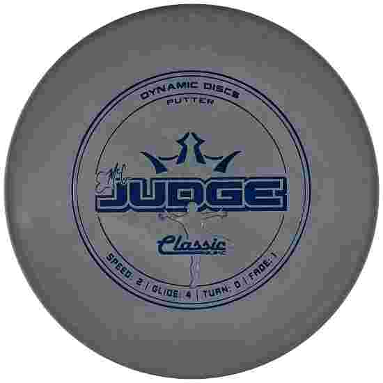 Dynamic Discs Emac Judge, Classic Blend, Putter, 2/4/0/1 Gray-Metallic Blue 174 g