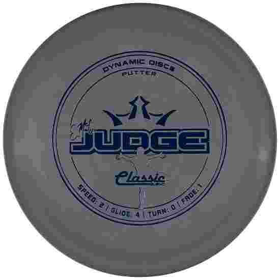 Dynamic Discs Emac Judge, Classic, Putter, 2/4/0/1 170-175 g, Gray-Metallic Blue 173 g