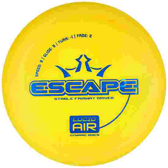 Dynamic Discs Escape, Lucid Air, Fairway Driver, 9/5/-1/2 Yellow-Metallic Blue 155 g