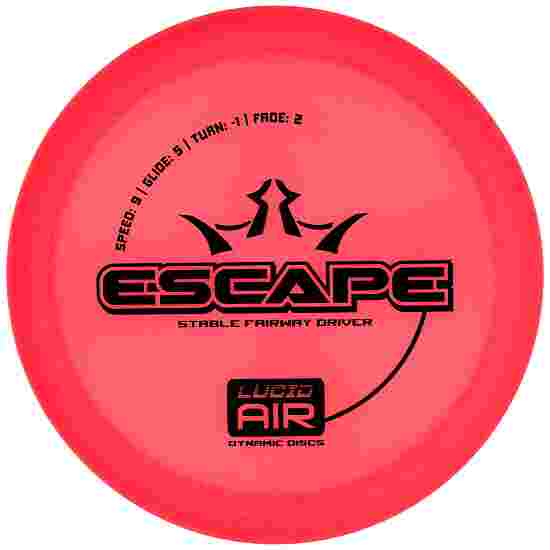 Dynamic Discs Escape, Lucid Air, Fairway Driver, 9/5/-1/2 Pink-Black 157 g