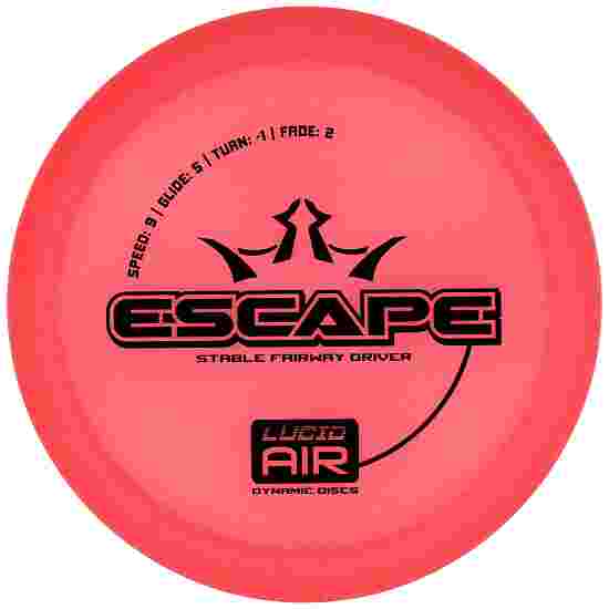 Dynamic Discs Escape, Lucid Air, Fairway Driver, 9/5/-1/2 Pink-Black 159 g