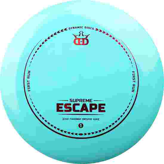 Dynamic Discs Escape Supreme First Run, Fairway Driver, 9/5/-1/2  175 g, Turquoise