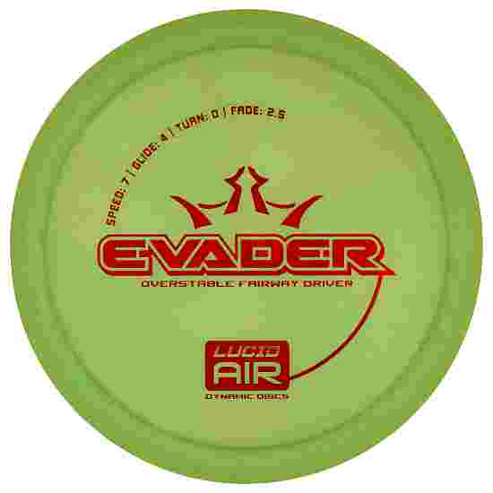 Dynamic Discs Evader, Lucid Air, Fairway Driver, 7/4/0/2,5 Green-Metallic Red 156 g