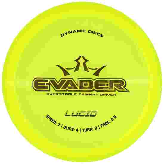 Dynamic Discs Evader, Lucid, Fairway Driver, 7/4/0/2,5 Yellow-Gold 167 g
