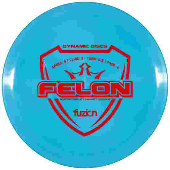 Dynamic Discs Felon, Fuzion, Fairway Driver, 9/3/0,5/4 Turquoise Met. Red 173 g