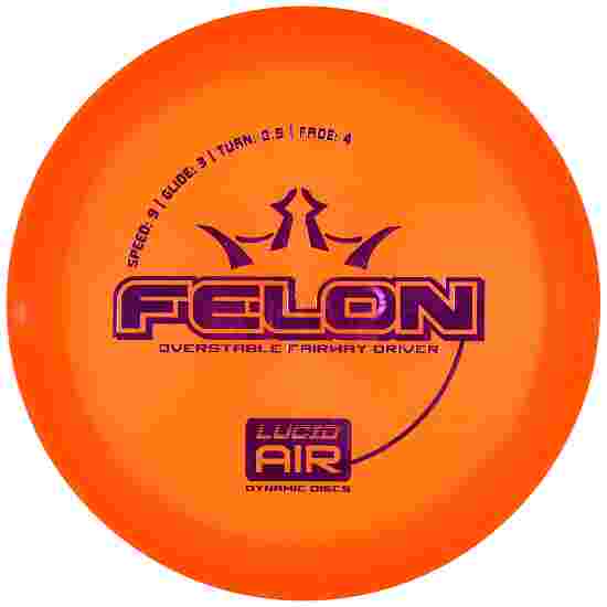 Dynamic Discs Felon, Lucid Air, Fairway Driver, 9/3/0,5/4 Orange-Metallic Pink 159 g