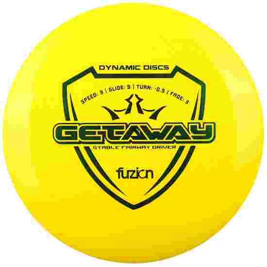 Dynamic Discs Getaway, Fuzion, Fairway Driver, 9/5/-0.5/3 170-175 g, 173 g, Yellow