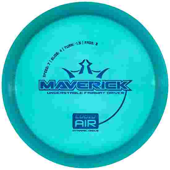 Dynamic Discs Maverick, Lucid Air, Fairway Driver, 7/4/-1,5/2 160-165 g, Turquoise-Metallic Blue 161 g