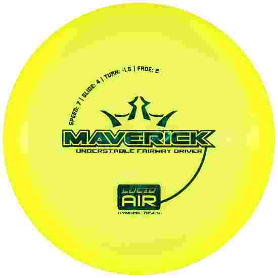 Dynamic Discs Maverick, Lucid Air, Fairway Driver, 7/4/-1,5/2 156-159 g, Yellow-Metallic Green 159 g