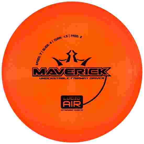 Dynamic Discs Maverick, Lucid Air, Fairway Driver, 7/4/-1,5/2 160-165 g, Orange-Black 161 g