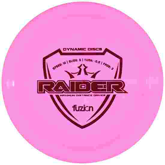 Dynamic Discs Raider, Fuzion, Distance Driver, 13/5/-0,5/3 Pink-Metallic Red 171 g