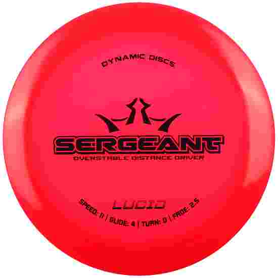 Dynamic Discs Seargeant, Lucid, Distance Driver, 11/4/0/2.5 169 g, Red